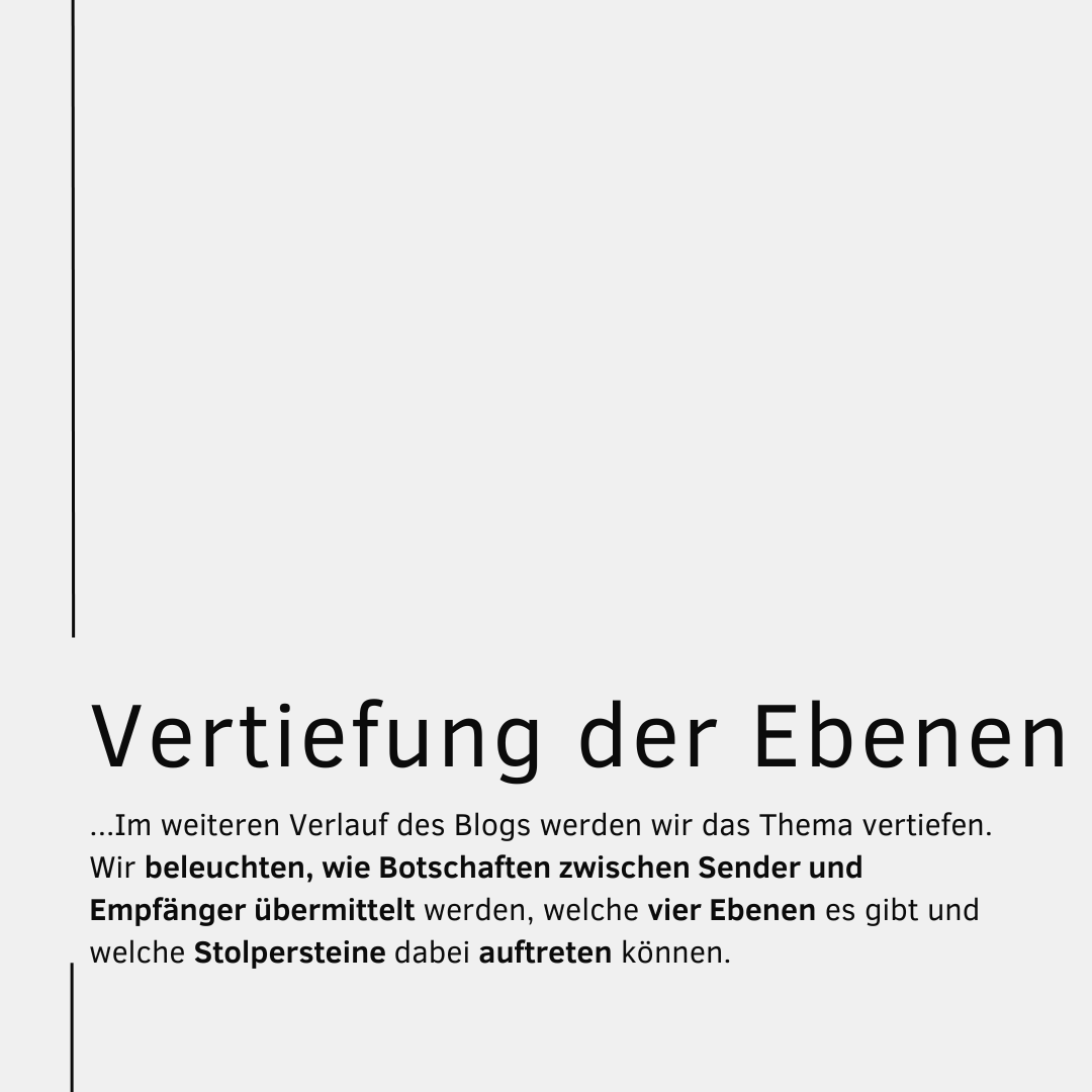 Beziehungsebene und Sachebene verstehen\_Die Ebenen für ein besseres Verständnis vertiefen