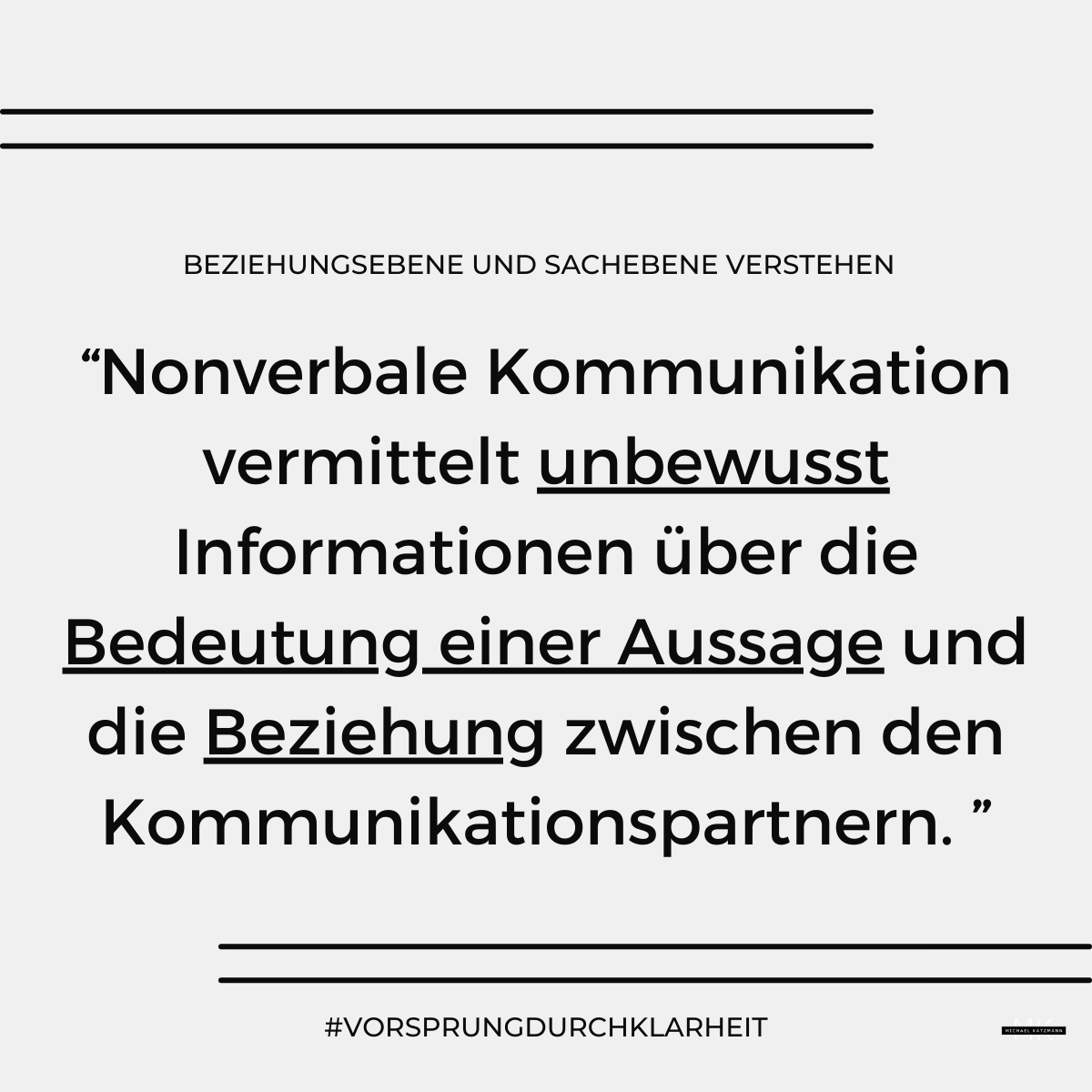 Beziehungsebene und Sachebene verstehen\_Nonverbale Kommunikation sagt viel über die Beziehung zur Person aus