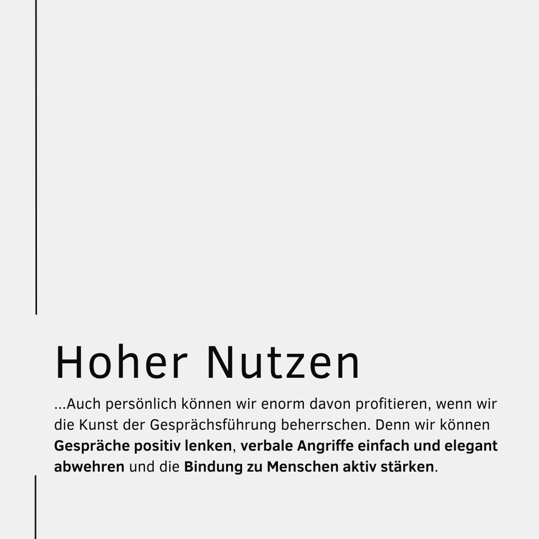 Grundlagen erfolgreicher Gesprächsführung\_Vorteile guter Gesprächsführung