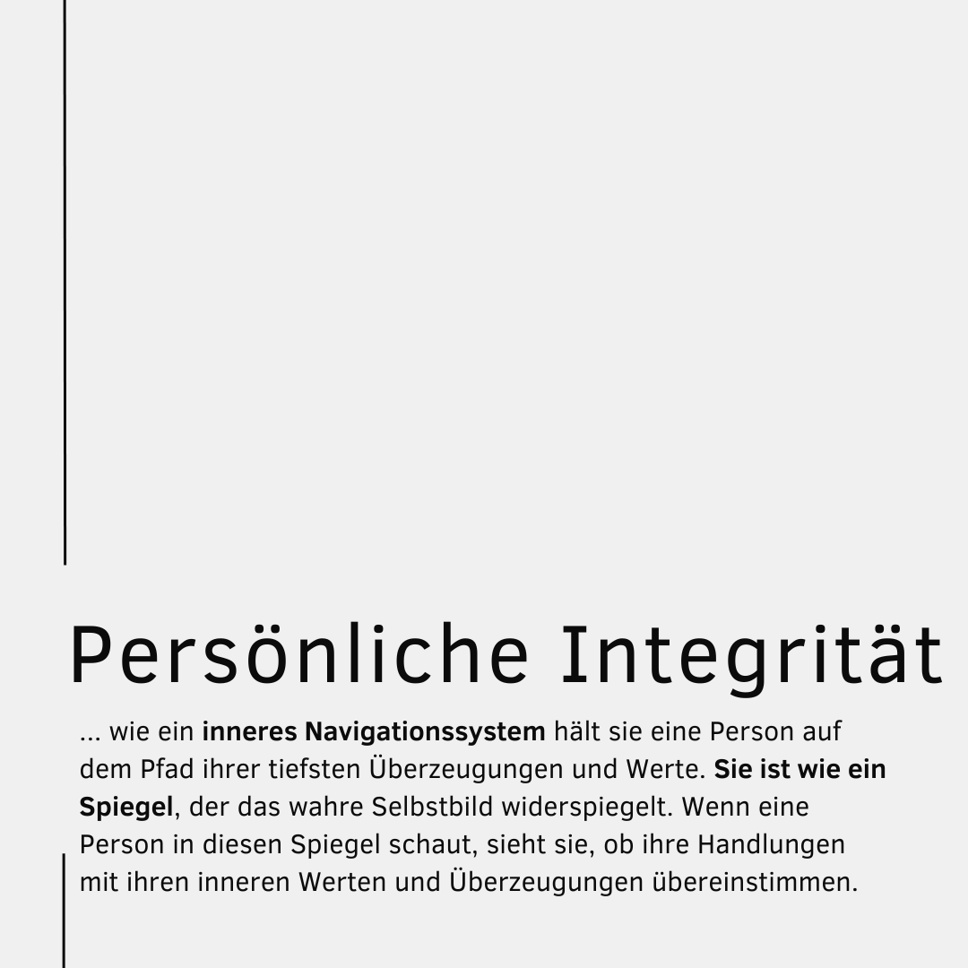 Integrität in der Arbeitswelt\_Persönliche Integrität