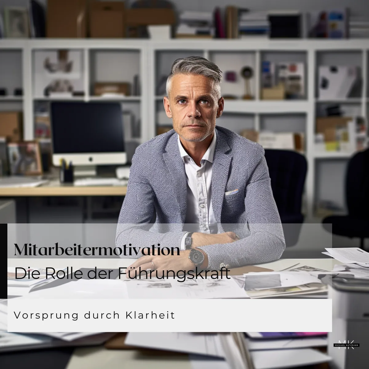 Führungskraft analysiert Demotivation im Team — Rolle der Führung bei Mitarbeitermotivation